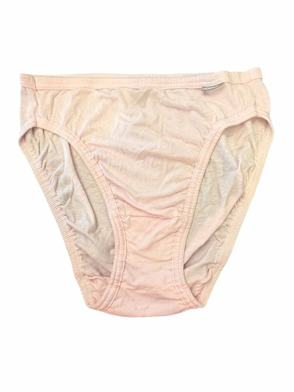 Jockey Women's 100% Cotton French Cut 1 Pack Light Pink Size 6 Medium New Comfy